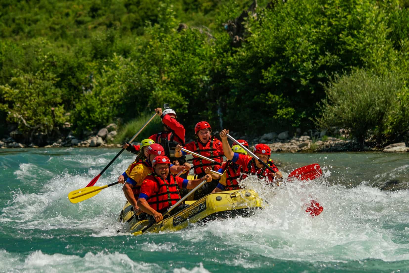 Rafting the Vjosa River, Albania