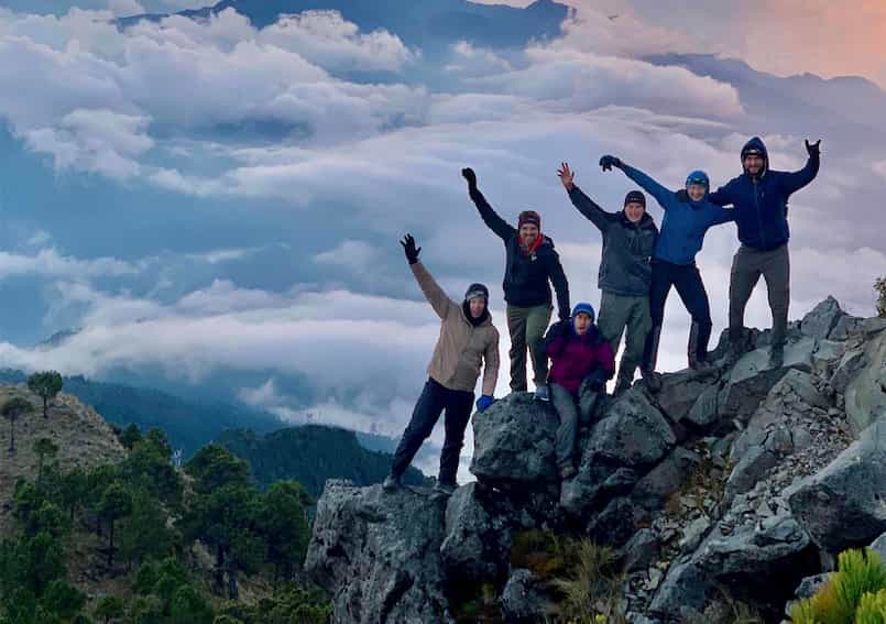 "Five summits brought a group of strangers together as friends"