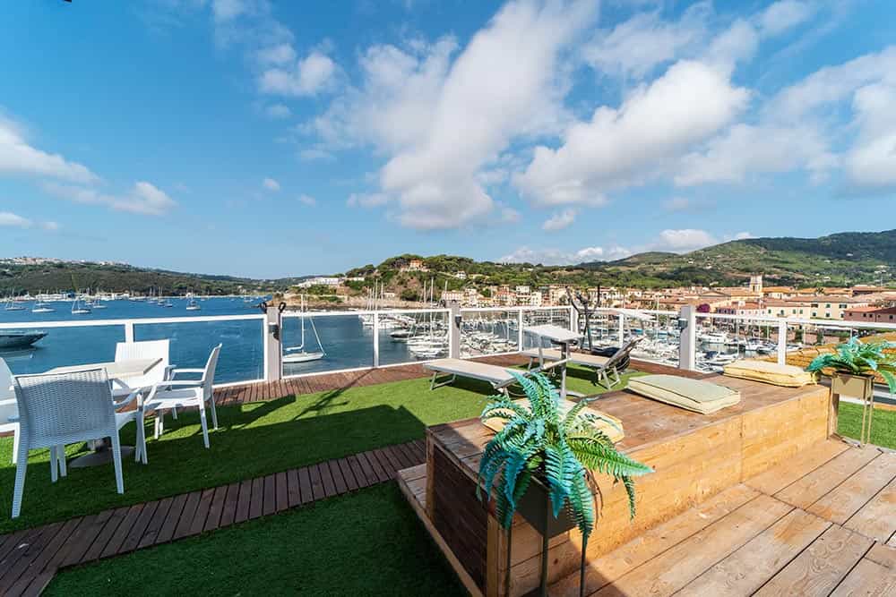 Hotel Belmare in Porto Azzurro, Elba Island, Italy.