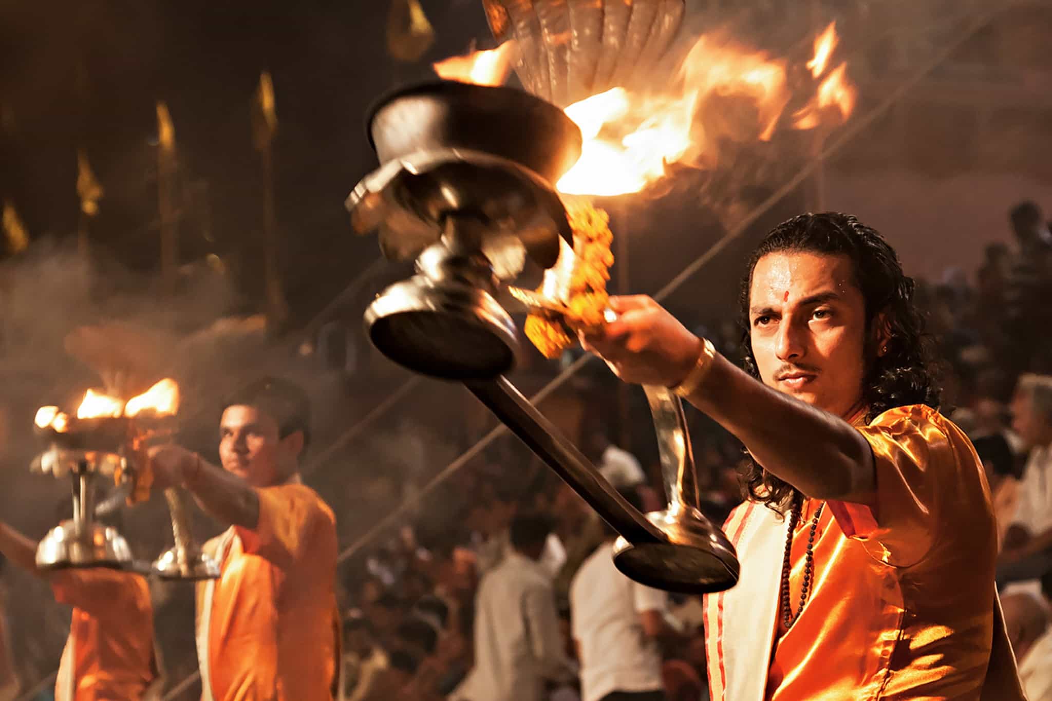 Ganga Aarti, Rishikesh, India - Canva link: https://www.canva.com/photos/MACqWLYyMac-ganga-aarti-ritual/