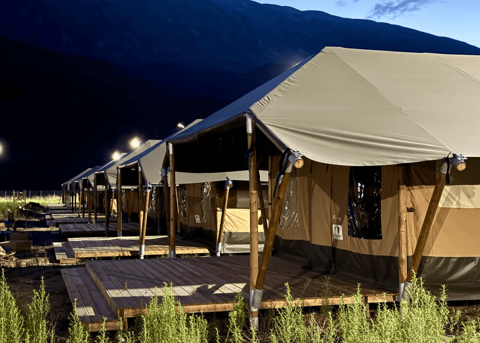 Safari Tents, Permet Glamping, Vjosa River, Albania.