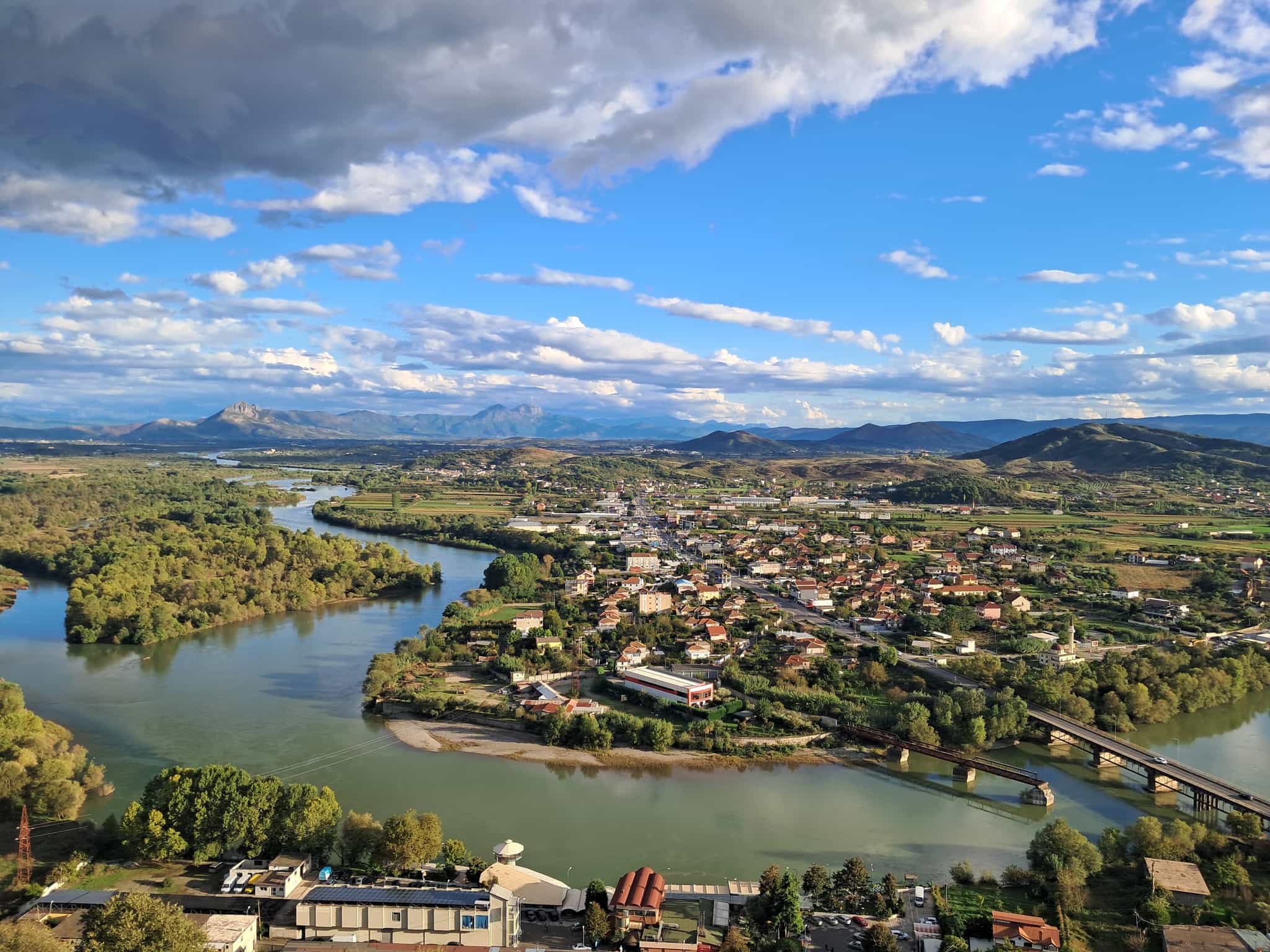 View of Shkoder Albania