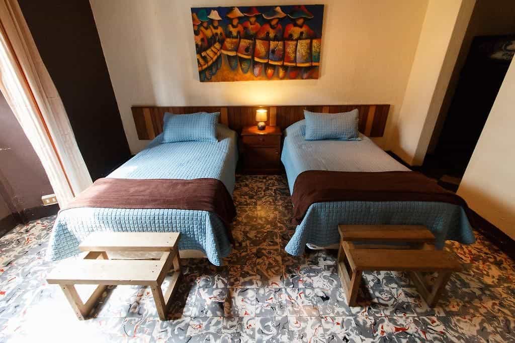 Room at Hotel Modelo, Quetzaltenango, Guatemala