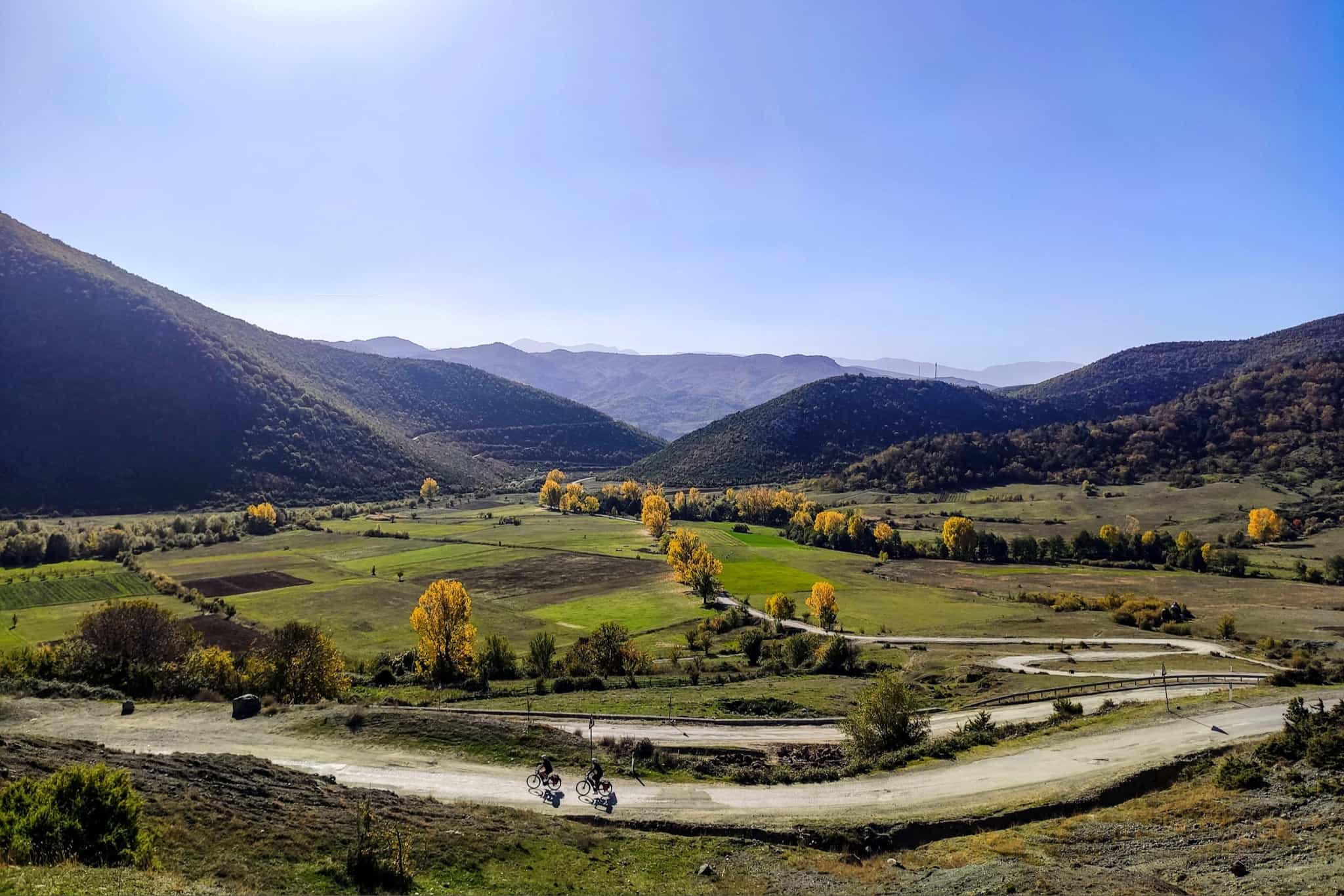 Cycling in the valleys of Albania