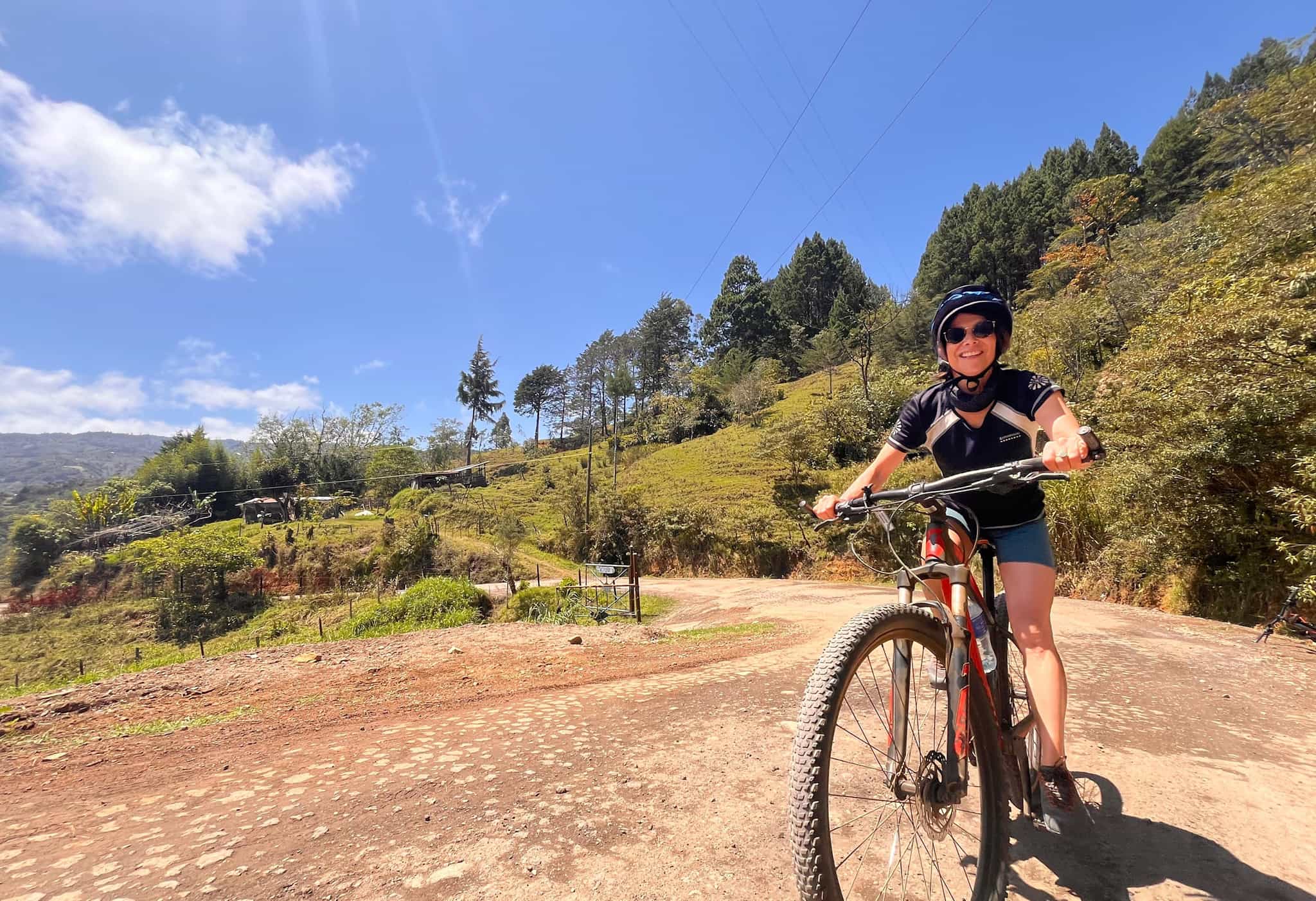 Gravel road cycling Costa Rica