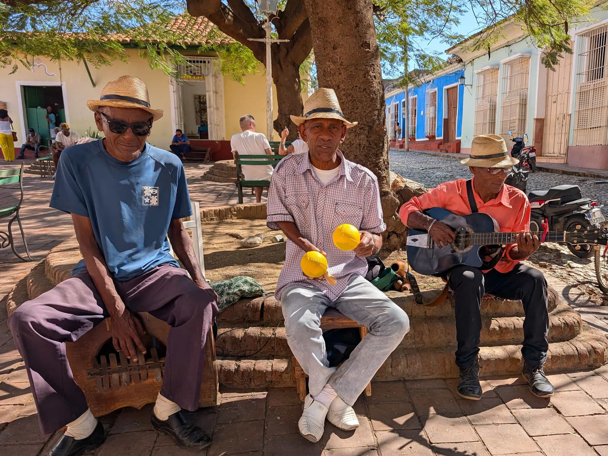 Musicians in the streets of Trinidad, Cuba