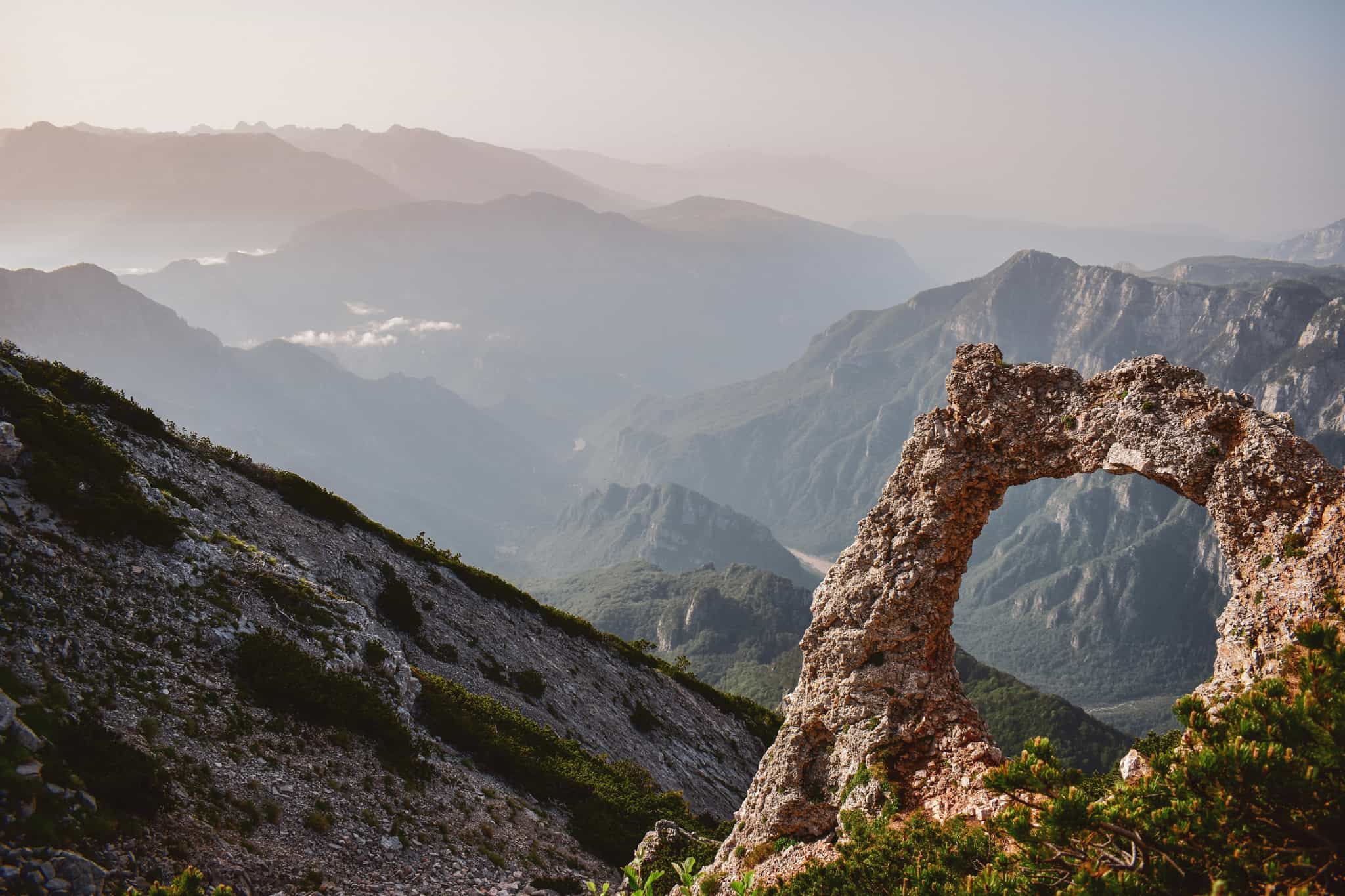 Circle Rock formation on Cvrsnica Mountain