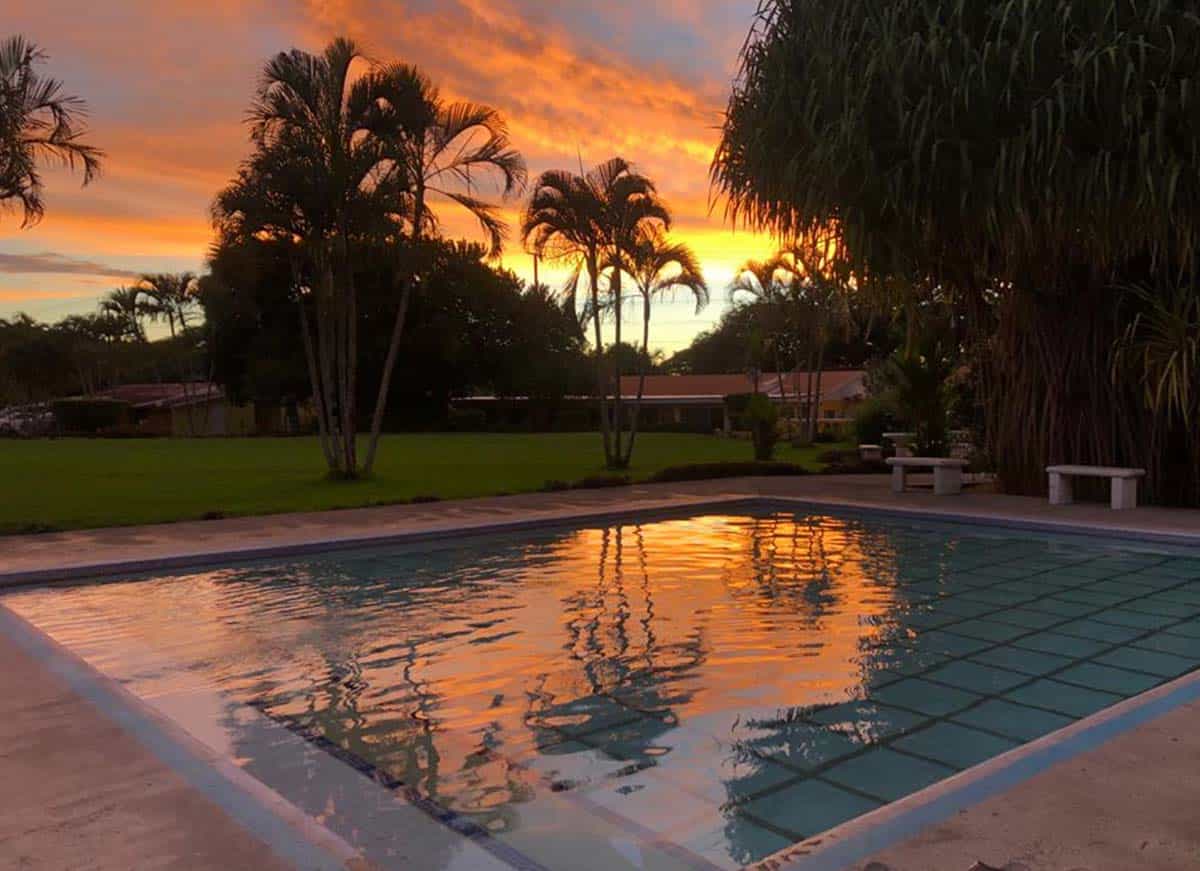 Sunset at Hotel Yoko Termales, Miravalles, Costa Rica