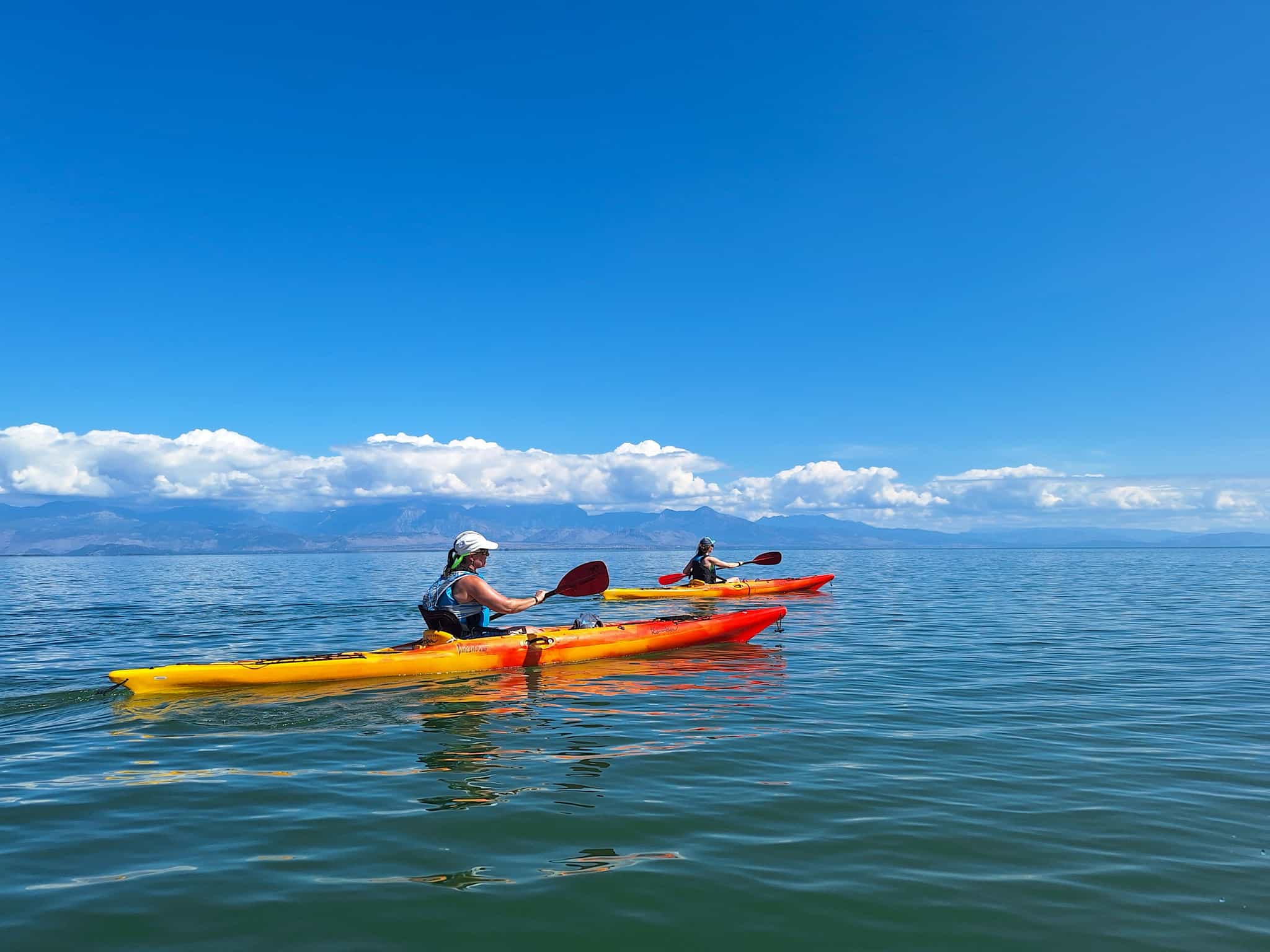 Kayak expedition, Skadar Lake, Montenegro.